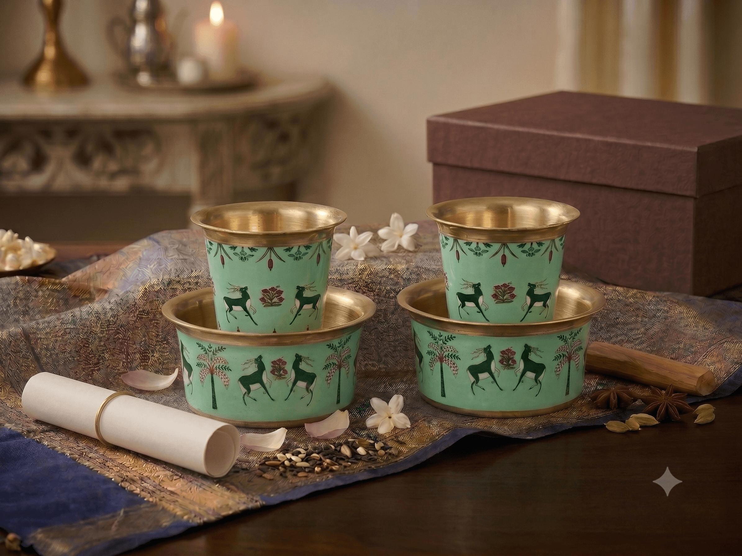 Pichwai & Emerald Artistry