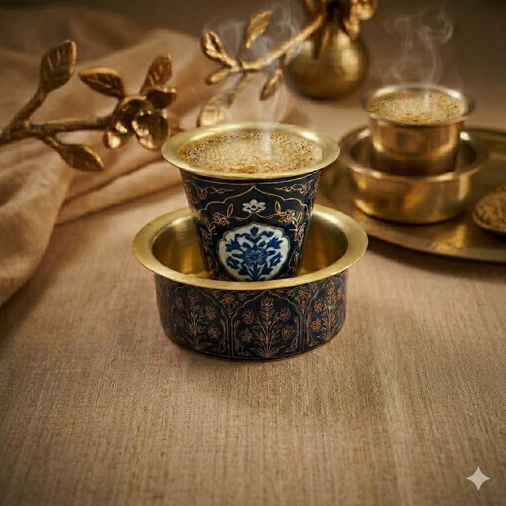 Premium brass container