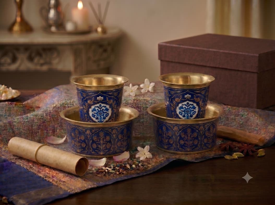 AKSORA Imperial Blue Dabara Set