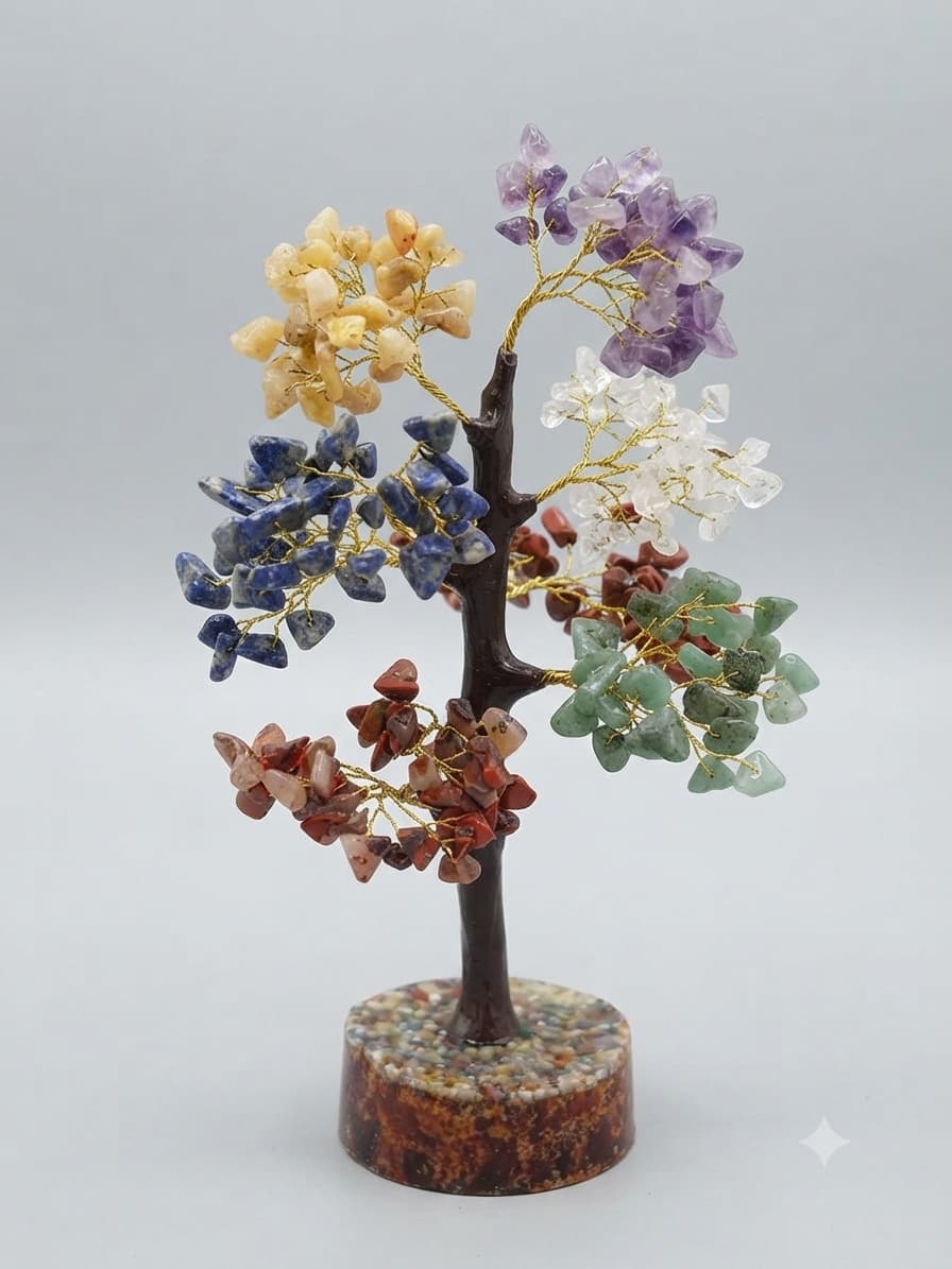 Tree of Life – Seven Chakra Gemstone Tree