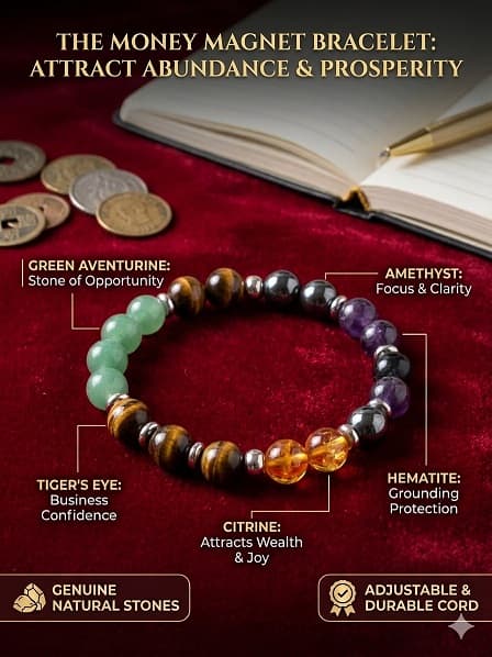 Money Magnet Gemstone Bracelet