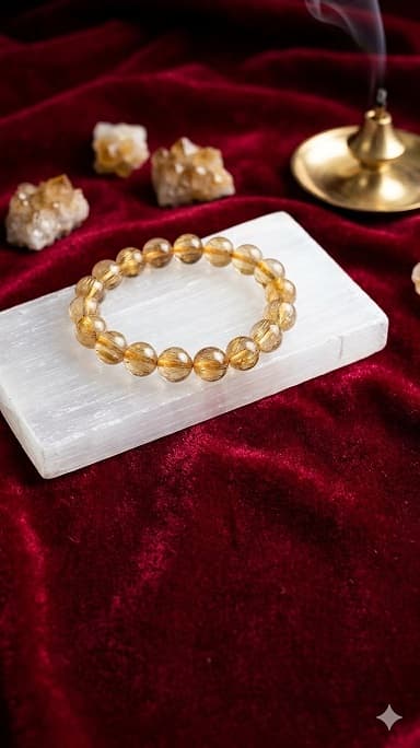 Natural Citrine Bracelet – 8mm