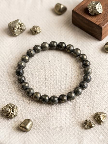 Natural Pyrite Bracelet