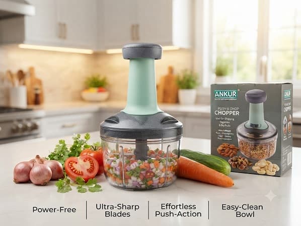 Push Vegetable Chopper