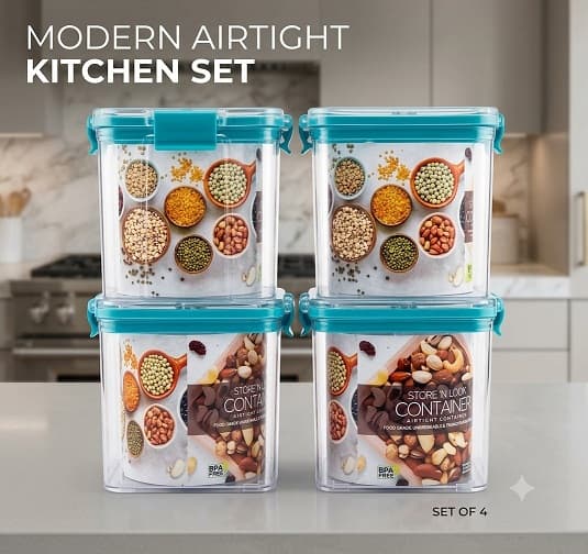 Store-N-Lock Unbreakable Airtight Containers
