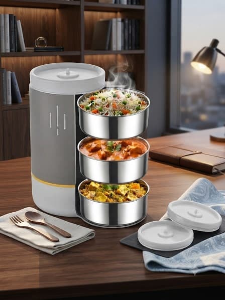 Insulated Stainless Steel Food Container Mug