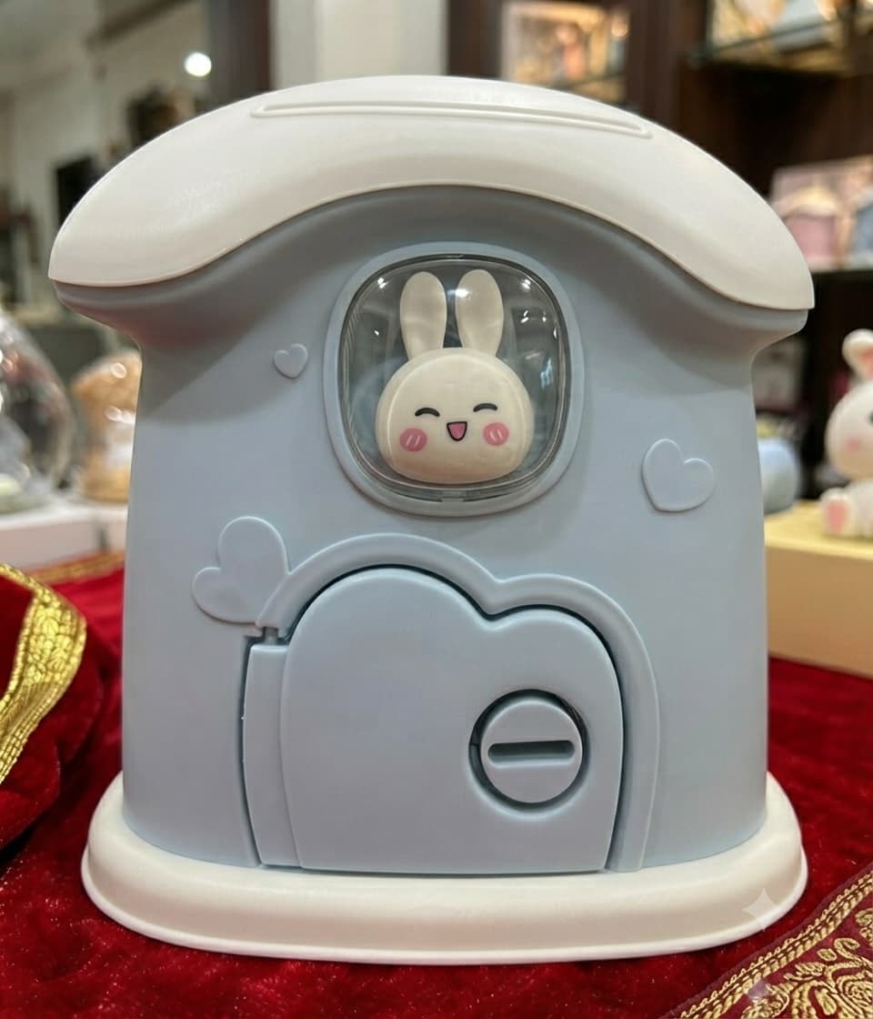 Bunny House Coin Bank (Piggy Bank)