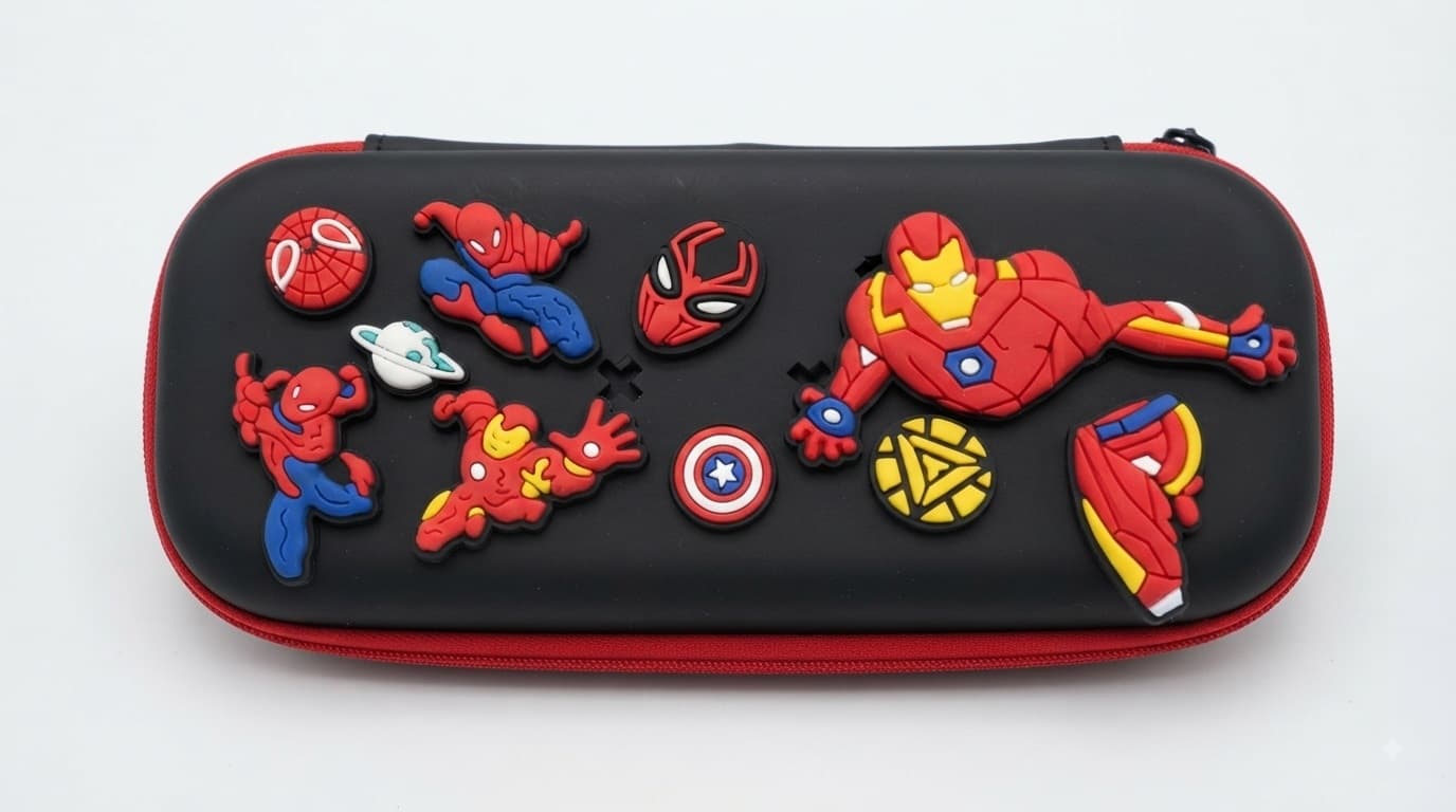 Silicone Character-Charm Carrying Case (Switch-Style Pouch) (Crocs pouch)