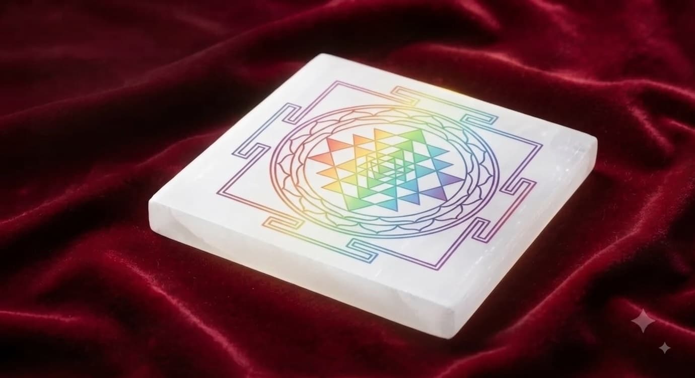 Natural Selenite Charging Plate
